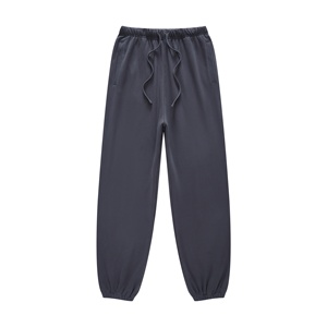 Pantalon de survêtement OEM en gros, pantalon de jogging vierge, pantalon de jogging personnalisé, pantalon de jogging en molleton de couleur unie imprimé - Product Image 3