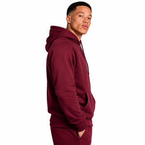 Premium Solid Winter <b>Pullover</b> Hoodie for <b>Men</b> and Women Casual Fleece 100% Polyester Comfortable Everyday Wear - Product Image 2