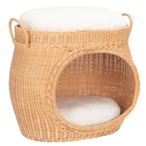 Cama para mascotas de ratán, duradera y hecha a mano, para accesorios de mascotas - Product Image 3