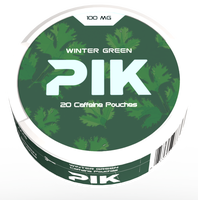 Sachets de caféine Wild Fruity Winter Green Mentholés Énergisants Qualité Alimentaire Vente en Gros OEM/ODM Marque Blanche