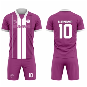 Uniforme de Fútbol Personalizado, Conjunto de Camiseta de Fútbol, Poliéster Transpirable de Primera Calidad, Nombre del Equipo Impreso, OEM, ODM, Marca Privada - Product Image 6