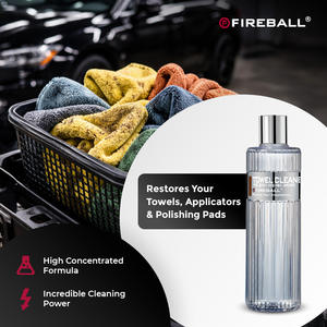 Toalla Limpiadora Fireball 500 ML, Toalla de Microfibra Potente para Limpieza de Autos, Fórmula Altamente Concentrada, Sin Residuos, Larga Duración - Product Image 6