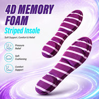 Semelles de sport personnalisées, soutien de la voûte plantaire en éponge élastique 3D, coussin confortable, soulagement de la douleur au pied, inserts pour chaussures