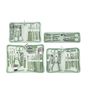 Kit de manucure professionnel de 12 pièces de haute qualité pour les soins de beauté et la pédicure, coupe-ongles - Product Image 2