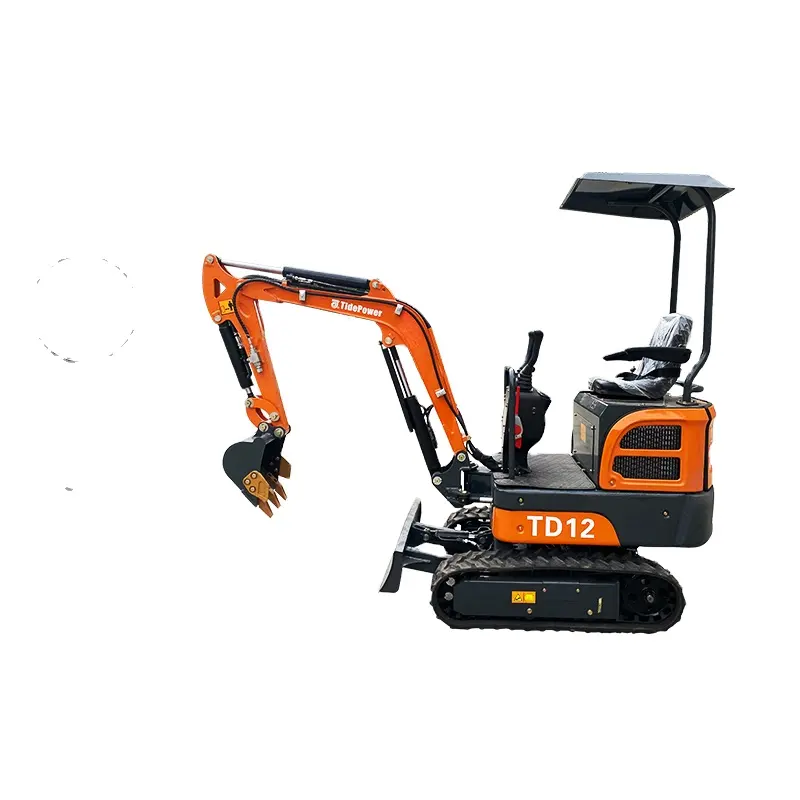 1000kg hydraulic mini digger with Yanmar/Kubota engine suitable for digging pool, landscapping or indoor decoration