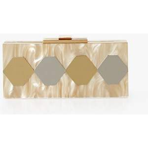 Pochette de soirée pour femmes, fabriquée à la main, en résine et cristaux, accessoire de mode de luxe - Product Image 1