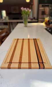 Tabla de Cortar de Madera de Diseño Nuevo, Plato para Servir, Madera de Bambú y Mango, Rectangular, para Verduras y Frutas, Utensilios de Cocina - Product Image 6