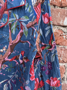 ชุดนอนผ้าฝ้ายพิมพ์ลายบล็อกด้วยมือ 100% สุดนุ่มเบาสบาย พร้อมเชือกผูกเอวสำหรับผู้หญิง ขายดีประจำปี 2026 - Product Image 3