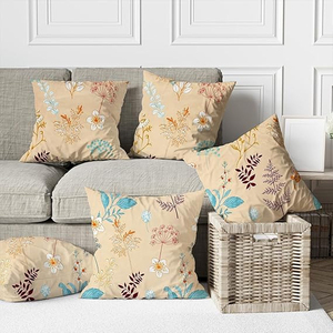 Fundas de Cojín Cuadradas de Algodón al por Mayor, Estilo Liso, Decorativas para Sofá, Dormitorio y Sala de Estar - Product Image 1