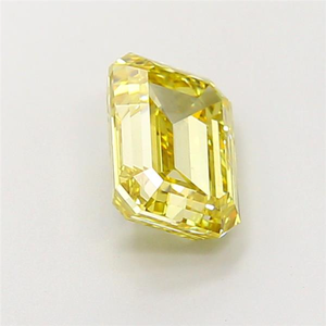 1ct Yellow Emerald Cut Loose Diamond <b>Step</b> Cut Luxury Gemstone - Product Image 3