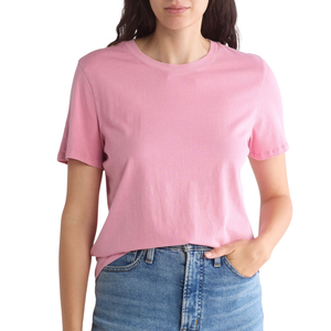 T-shirt décontracté streetwear pour femme, coupe classique, 100% coton, col rond, manches courtes, maille respirante, écologique, style urbain, été - Product Image 6