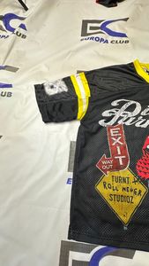 ผู้ผลิตเสื้ออเมริกันฟุตบอลแบบกำหนดเอง เสื้อเจอร์ซีย์ตาข่ายคอวี สตรีทแวร์สำหรับผู้ชาย - Product Image 2