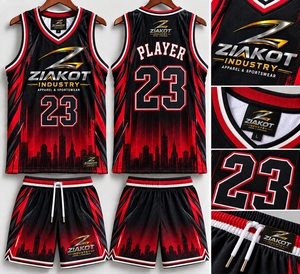 Vente en gros directe ZIAKOT INDUSTRY Maillot de basket-ball authentique rétro personnalisé noir-or vieilli - Product Image 6