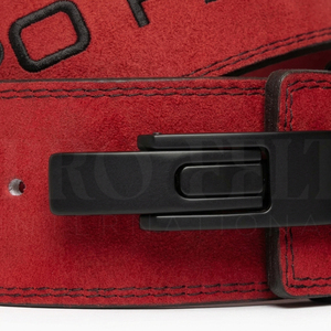100% High Quality Custom Lever Buckle Weightlifting Heavy Duty Genuine Leather Powerlifting Gym Training Support <b>Belt</b> For Unisex - Product Image 3