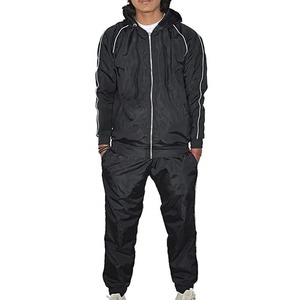 Ensemble de survêtement coupe-vent en nylon personnalisé avec logo, haute demande 2026, vente chaude, pour hommes - Product Image 6