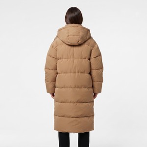 Abrigo Largo Acolchado para Mujer, Chaqueta con Capucha, Cortavientos, Cálida para Invierno, Venta al por Mayor, Diseño de Logotipo Personalizado, Ropa de Invierno para Exteriores - Product Image 4