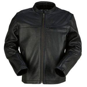 Leather Sheepskin Motorcycle <b>Jacket</b> Winter <b>Fur</b> <b>Lined</b> Plus Size Zipper Windproof Custom OEM ODM Wholesale - Product Image 5