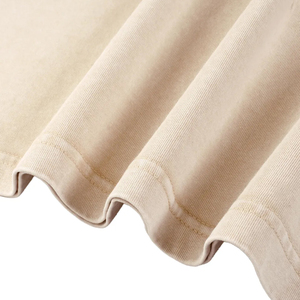 Custom Acid Washed Unisex 100% Cotton Screen Printed 280gsm Heavyweight Oversized Eco-Friendly Quick Dry <b>T</b>-Shirt Women - Product Image 5