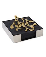 Support de serviettes en métal doré de luxe, plateau à mouchoirs, décoration de table pour la maison, prix de gros