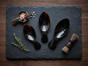 Cuillère en corne de buffle naturelle, écologique, polie, faite à la main, pour la présentation, bar à caviar, restaurant, meilleure qualité - Product Image 3