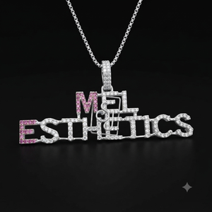 Colgantes y Dijes Finos de Oro Sólido de 10K, Estilo Hip Hop, Personalizados con Nombre o Letra en Bloque, con Moissanita de Corte Brillante y Adornos de Piedras, de Moda - Product Image 6