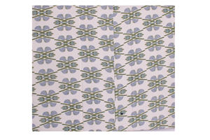 Corbeille à déchets décorative en tissu de coton imprimé fait main pour le salon, la salle de bain, le bureau. - Product Image 2