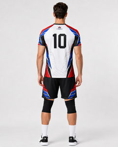 Tenue de volley-ball légère, tissu respirant à séchage rapide, construction flexible, uniforme de volley-ball personnalisé, vêtements de match - Product Image 6