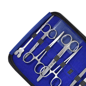 Kit de Suture pour Étudiants en Médecine, Chirurgie Mineure, 9 Pièces, Acier Inoxydable, Manuel, Réutilisable, Haute Qualité, Kit de Pratique CE - Product Image 3
