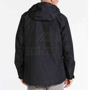 Breathable <b>Packable</b> Outdoor Unisex Rain <b>Jacket</b> with Waterproof Shell Stand Collar Full Zip for Hiking Running Fishing - Product Image 2
