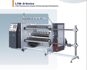 Dérouleur-ensacheuse LTM D-M2 pour conversion bobine à bobine de papier à grande vitesse, découpe et rembobinage, avec support d'impression PLC HMI - Product Image 3