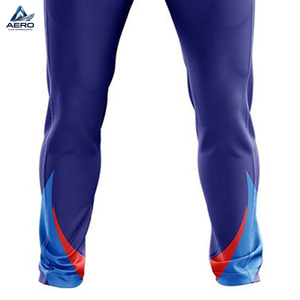 Uniforme de críquet para adultos, sublimado en colores rojo y azul contrastantes, con el mejor material suave al tacto, estilo más reciente, para venta al por mayor. - Product Image 6