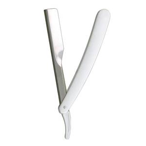 Rasoir droit chirurgical Morje, lame en acier inoxydable, manche en plastique, lame unique, outil de rasage pour hommes, usage en salon de coiffure - Product Image 6