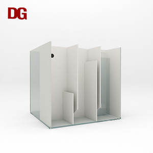 30cm Méduses Aquarium Verre Ultra-blanc 4mm Filtre Arrière Réservoir de Poissons Verre Filtre Arrière Angle Droit Verre Aquarium Réservoir de Poissons - Product Image 3