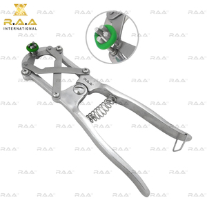 Pinza de Castración Reutilizable de Calidad Premium, 10 Pulgadas, Acabado de Aluminio Espejo, Anillo de Goma, Sin Sangre, para Recorte de Cola en Animales Grandes - Product Image 4