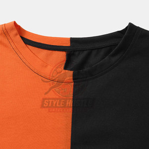 Camiseta de hombre 100% algodón, estampada, de corte holgado, manga corta, precio bajo, transpirable y ligera. - Product Image 3
