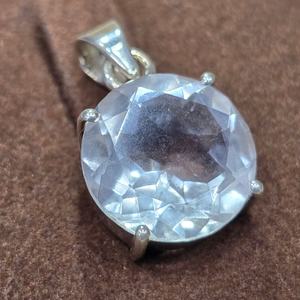 Joyería fina de plata 925, colgante de piedras preciosas de Aguamarina de corte esmeralda de excelente calidad, colgantes de diseño de ajuste de bisel hechos a mano - Product Image 3