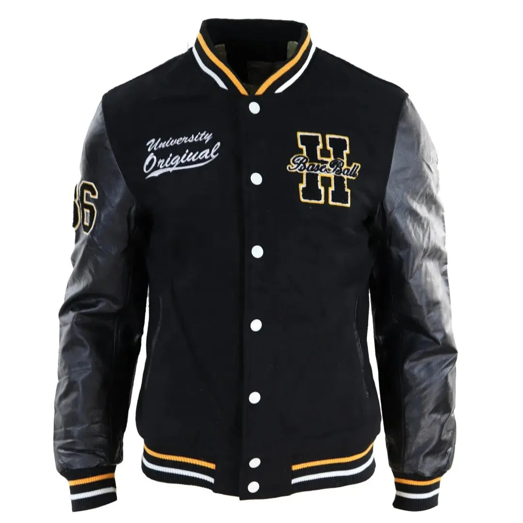 맞춤형 남성 대표팀 재킷 남성용 맞춤형 로고 겨울 따뜻한 대학 재킷 남성용 맞춤형 야구 재킷
