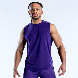 Camiseta sin Mangas para Hombre, Cuello Redondo, para Gimnasio, Secado Rápido, para Entrenamiento, Camisetas Deportivas para Hombre, Precios de Fábrica, Más Vendidas - Product Image 5