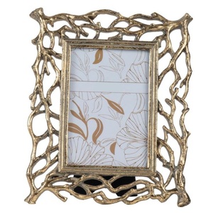 Great Quality Antique <b>Gold</b> Photo <b>Frame</b> Ornate Baroque Resin Picture <b>Frame</b> Vintage Leaf Desktop Tabletop Home Decor In Low Price - Product Image 4