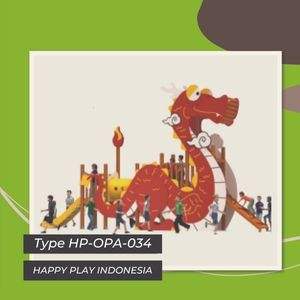 Estructura de Juegos al Aire Libre HP-OPA 034 de Inspiración Ecológica, Equipo de Entretenimiento Seguro para Niños - Product Image 1