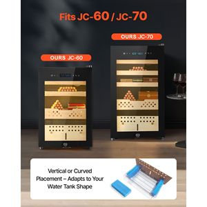 Filtro de Repuesto para Humidificador de Cigarros, Paquete de 2 Almohadillas Humidificadoras Compatibles con JC 60 y JC 70, Agua Multicapa 3D para Tanque - Product Image 3