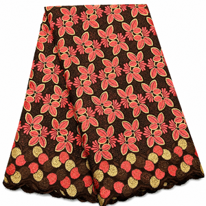Dentelle suisse premium brodée, tissu de dentelle africaine pour robes, mode Guatemala - Product Image 6