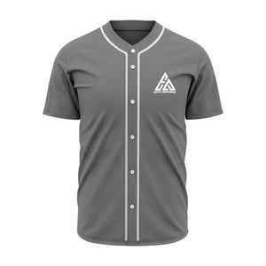 เสื้อเบสบอลผู้ชายแบบสั่งทำ ระบายอากาศได้ดี ผลิตจากโพลีเอสเตอร์ 100% รับผลิตแบบ OEM พร้อมสกรีนชื่อและหมายเลขด้วยความร้อน จำหน่ายจำนวนมาก - Product Image 2