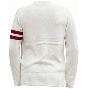 Autumn Long Sleeve Open Front Casual Loose V Neck Button Down Knit <b>Cardigan</b> <b>Sweaters</b> with Pattern Knitwear - Product Image 2