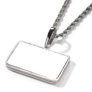 Hip Hop Iced Out Moissanite Name Pendant Necklace Custom Letter 925 <b>Silver</b> Gold Plated <b>Charm</b> for Men Women Everyday Wear Gift - Product Image 2