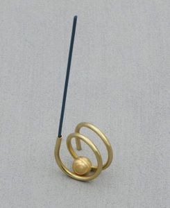 Latest Brass Spiral Incense Holder Handmade Stick <b>Burner</b> Luxury Meditation Home Decor Gift Premium - Product Image 1