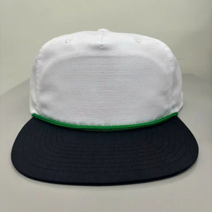 Casquette Snapback 5 Panneaux en Nylon Respirant Personnalisable avec Logo – Style Hip-Hop, Performance, Camping, Sportif, Décontracté, Haute Qualité, Vêtement d'Extérieur - Product Image 1