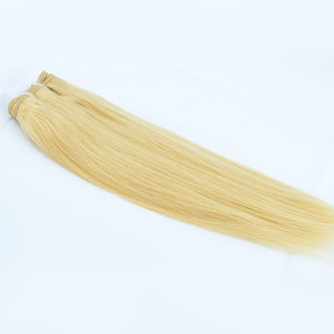 Mèches lisses naturelles blondes 613 avec Frontal Closure 7x7, livraison directe, Extension de cheveux péruvienne avec dentelle, échantillon gratuit - Product Image 1
