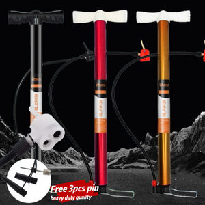 Bomba de Aire Portátil Resistente y Ligera de 55 cm con Material de ABS y Acero Inoxidable para Inflar Neumáticos en Casa, Deportes y Viajes - Product Image 5