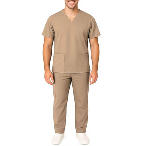 Tenue d'hôpital confortable, uniforme d'infirmière, vêtements de travail pour salon de beauté et dentaire, uniforme personnalisé avec logo, ensemble de blouses médicales pour hommes - Product Image 1